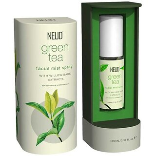                       Neud Green Tea Facial Mist Spray For Dehydrated & Irritated Skin - 1 Pack (100Ml) Women (100 Ml)                                              