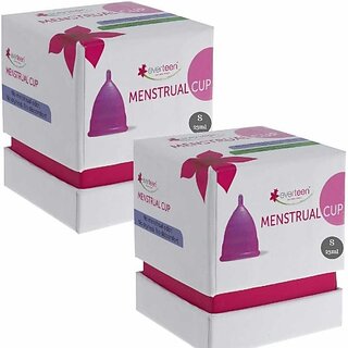 Everteen Small Reusable Menstrual Cup (Pack Of 2)