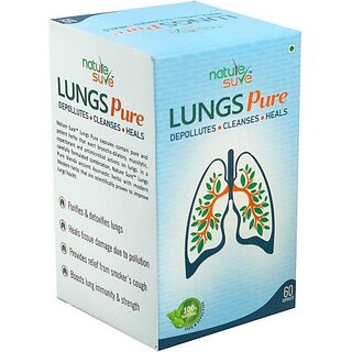                       Nature Sure Lungs Pure Capsules For Men  Women 1 Pack (60 Capsules) (60 No)                                              