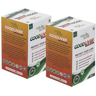                       Nature Sure Good Liver Capsules 2 Packs (90 Each) Natural Protection Against Fatty Liver (2 X 90 No)                                              