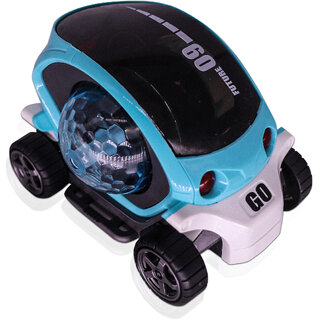 Aseenaa Future Cars Led Light Flashing  Sound With 360 Degree Rotation Cars For Your Lovely Kids  Color - Multicolor