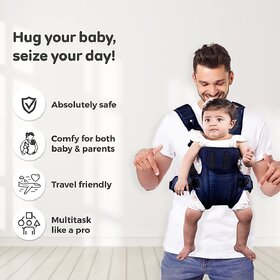 Avira Premium Baby Carrier Bag for 0 to 3 Years with Hip Seat with Kangaroo, Light-Weight  Safe and Adjustable Toddler