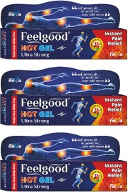 Feelgood Hot Gel Ultra Strong Pack Of 3