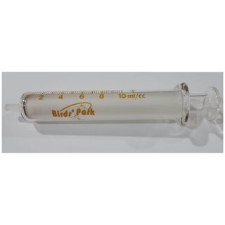                       Veterinary Glass Syringe 10 ml - Interchangable Borosilicate Glass Syringe (NOT Returnable)                                              
