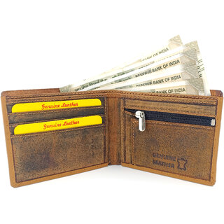                       Wallet For Men-Brown Yellow                                              