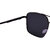 Hrinkar Rectangular UV Protected Black Sunglasses For Unisex