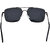 Hrinkar Rectangular UV Protected Black Sunglasses For Unisex