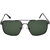 Hrinkar Rectangular UV Protected Green Sunglasses For Unisex