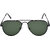 Hrinkar Aviator UV Protected Green Sunglasses For Unisex