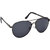 Hrinkar Aviator UV Protected Black Sunglasses For Unisex