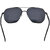Hrinkar Square UV Protected Black Sunglasses For Unisex