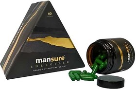Mansure Energizer For Men Health 1 Pack (60 Capsules)