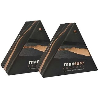 Mansure Prolong For Men Health 2 Packs (60 Capsules Each) (Pack Of 2)