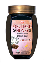 Orchard HoneyAjwain Flora100 PureNaturalOriginalNo AdditivesNo Preservatives500 Gms