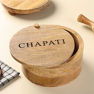                       Dudki Wooden Chapati Box Keeps Your Roti Chapati Warm Warm Chapati Casserole Roti Caserole Hot Box Wooden Chapati Casserole                                              