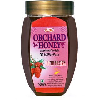 Orchard HoneyLitchi Flora100 PureNaturalOriginalNo AdditivesNo Preservatives500 Gms