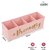 Dudki Stylish Desk Organizer For Office Table With 4 Compartments  Metal Desk Organizer Stationary Storage Stand Pen Pencil Holder For Office Home And Study Table (Dream Big) Light Pink