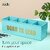 Dudki Stylish Quoted Desk Organizer For Office Table With 4 Compartments  Metal Desk Organizer Stationary Storage Stand Pen Pencil Holder For Office Home And Study Table (Born To Lead) Aqua