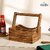 Dudki Wooden Cutlery Holder  Spoon Stand For Dining Table  Chammach Stand  Wooden Cutlery Holder  Kitchen Storage Spoons Forks Knives Tissue Paper Dispenser  Mango Wood 4 Section