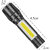 USB Rechargeable Mini Flashlight Zoomable Camping Hiking Small Torches