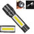 LED ABS 2 In 1 USB Chargeable Mini Flashlight Torch