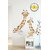 Homeberry- 26cm x 26cm Plastic & Glass Wall Clock - Sunny Yellow with Black Frame
