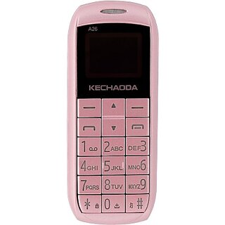                       Kechaoda A26 (Dual Sim, 800 mAh Battery, Pink)                                              