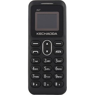                       Kechaoda A27 (Dual Sim, 800 mAh Battery, Black)                                              