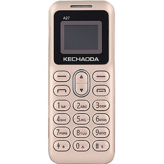                       Kechaoda A27 (Dual Sim, 800 mAh Battery, Gold)                                              
