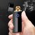 Electric Rechargeable, Battery, Touch Ignition USB Charging, Windproof Plasma Lighter for Candle, Cigarette Power Indicator Flameless Boyfriends Gifts(Black)