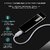 Electric Rechargeable, Battery, Touch Ignition USB Charging, Windproof Plasma Lighter for Candle, Cigarette Power Indicator Flameless Boyfriends Gifts(Black)