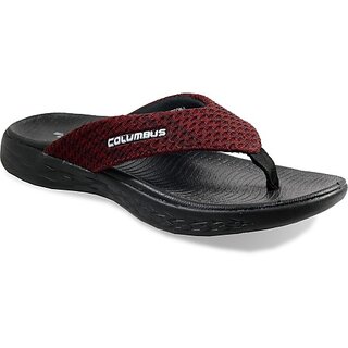 Buy Columbus Men Slipper Slider 05 Maroon Online 599 from