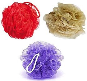 Global Gifts Loofah (Pack Of 3, Multicolor)