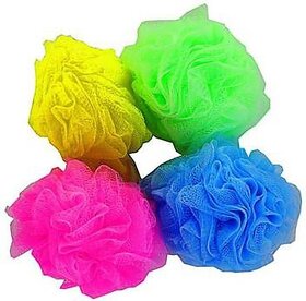 Global Gifts Loofah (Pack Of 4, Multicolor)