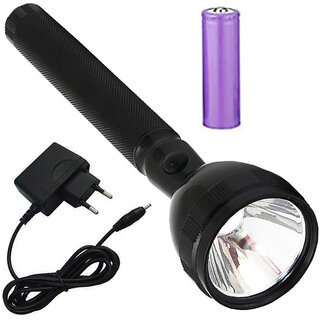 Rechargeable Industrial Security Purpose Torch Flashlight for Camping Hiking Outdoor