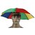 Lamra Foldable Novelty Sun Hat Umbrella Protect Your Head For Fishing Beach ,Golf Party ,Camping Fancy Dress For Kids And Adults Umbrella (Multicolor)