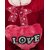 Global Gifts Playful  - 15 Inch (Bright Red, Sober White)
