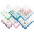 Instalifeglobal Soft Cotton Floral Pattern Handkerchief For Women, Girl And Kid - Pack Of 06 (Multicolour, Large) [Multicolor] Handkerchief (Pack Of 6)