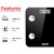 Mepl Bluetooth Digital Smart Scale Weighing Machine - Black