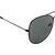 Fair-X Black UV Protected Aviator Sunglasses For Unisex