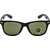 Fair-X Green UV Protected Wayfarer Sunglasses For Unisex