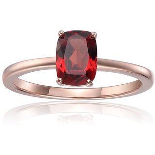                       Natural Original Certified Hessonite Garnet (Gomed) Astrological Gemstone Adjustable gold plated Ring 16 - 24                                              