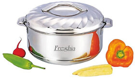 Freshia LEXI TREAT Insulated Double Wall Heavy Gauge Quality Stainless Steel HOT POT Casserole-1000ml
