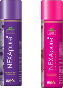 Indkus Nexa Combo Air Freshner 250ml Rose And Lavender (Pack Of 2)
