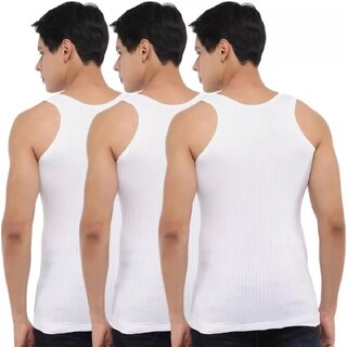                       Pack Of 3 Cotton Vests                                              