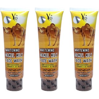                       Yc Whitening Camel Milk Face Wash 100ml (Pack of 3)                                              