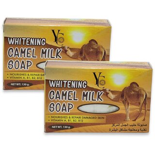                       Yc Whitening Camel Milk Soap 130g (Pack of 2)                                              