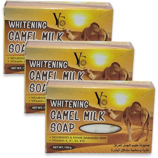                       Yc Whitening Camel Milk Soap 130g (Pack of 3)                                              