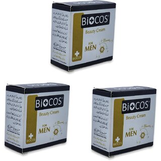                       Biocos Beauty For Men Cream 30g (Pack of 3)                                              