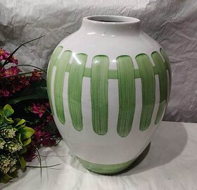 Hand Painted Blown Vase